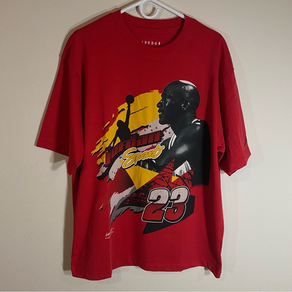 Jordan Motorsport 1985 Statement T-Shirt Red IB8814-671 $60 - Large